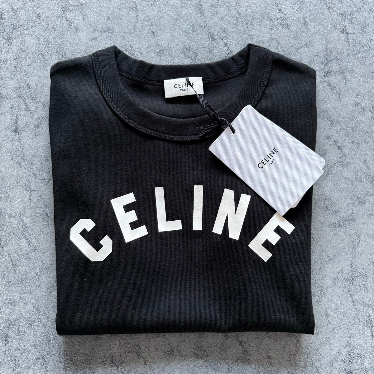 Celine SS26 Slim Fit Short-Sleeve Tee Cotton 350459