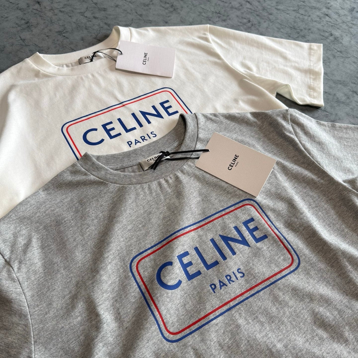 Celine SS26 Print Short-Sleeve Tee Cotton 350471