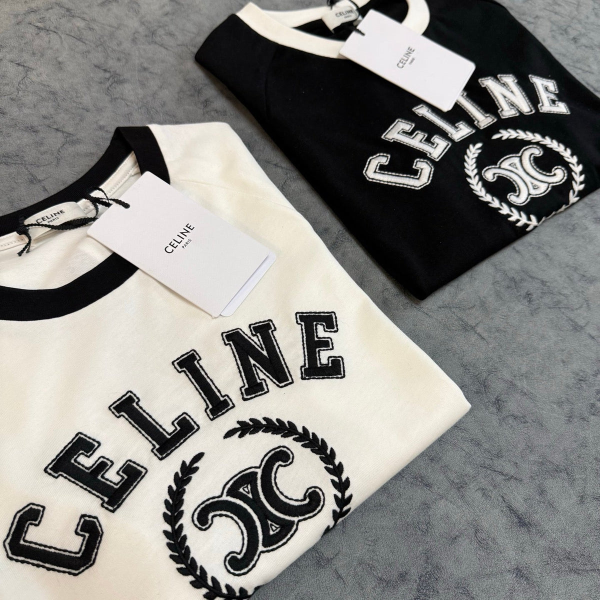 Celine SS26 Fitted short-sleeved T-shirt Cotton 350428