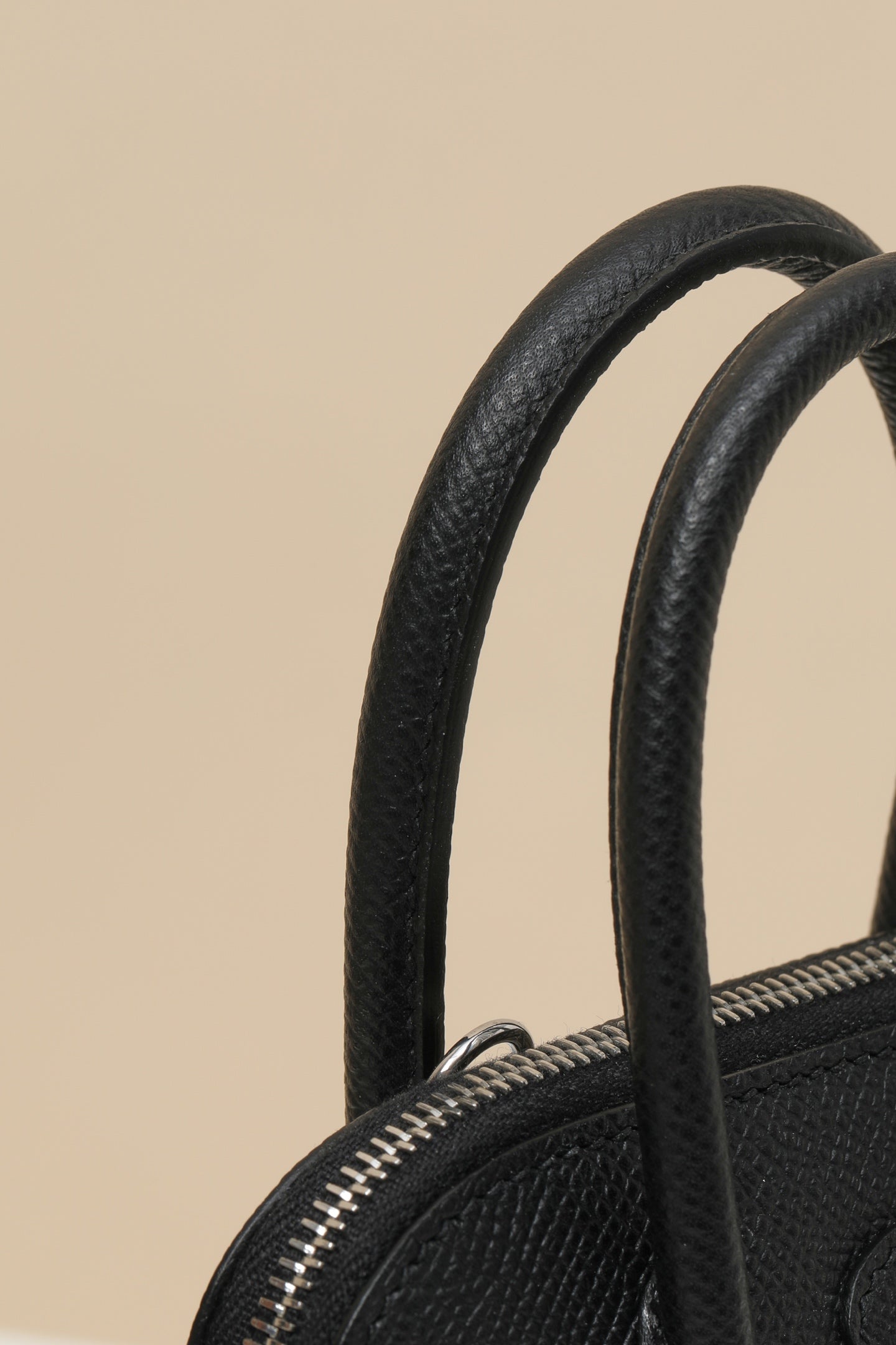 HM Bolide Bag 15cm Black Epsom Leather 284523