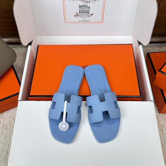 HM Oran Sandal Ocean Blue Espom Sheepskin 802480