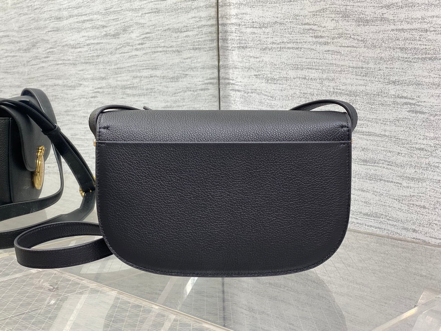 Dior 2026 Médaillon Flap Bag 23cm Grained Calfskin