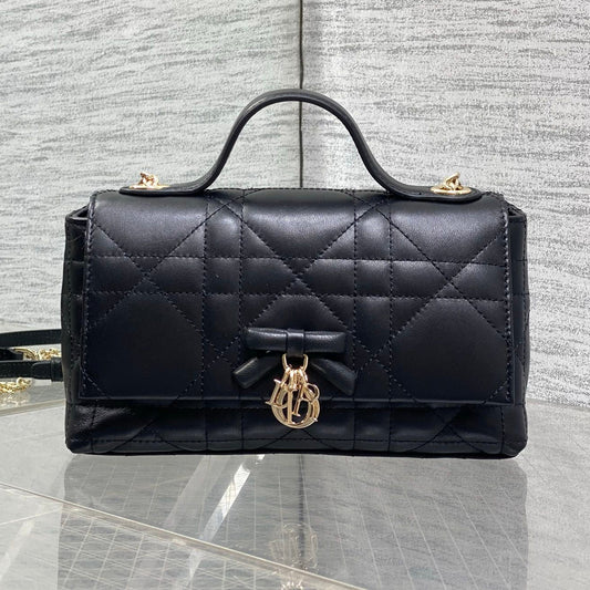 Dior 2026 My Tender Dior Top Handle Bag 21cm Lambskin