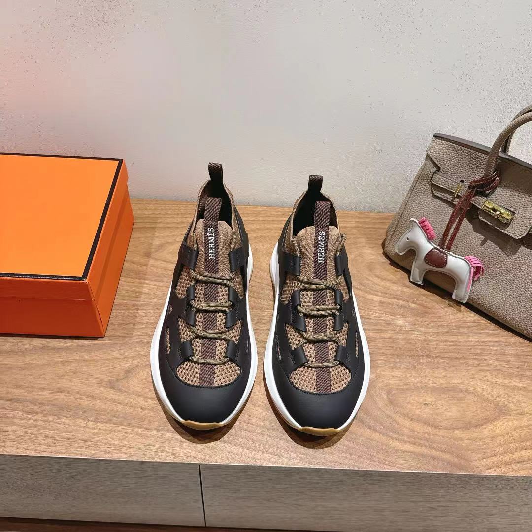 HM 25 Katana Sneaker Black Brown Calfskin 353494