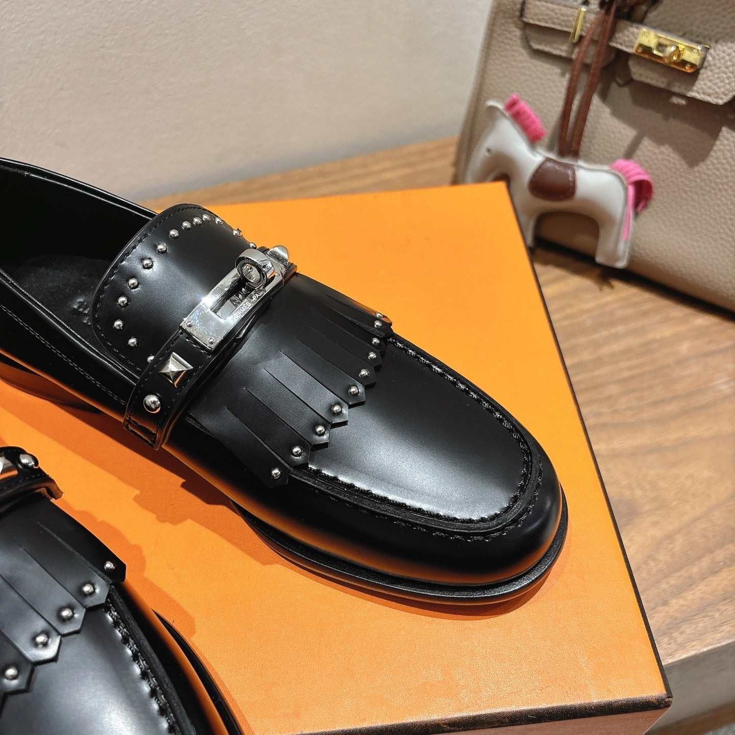HM Destin Loafers Black Cowhide 526184