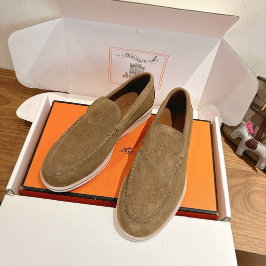 HM Impact Loafers Golden Brown Suede 526166