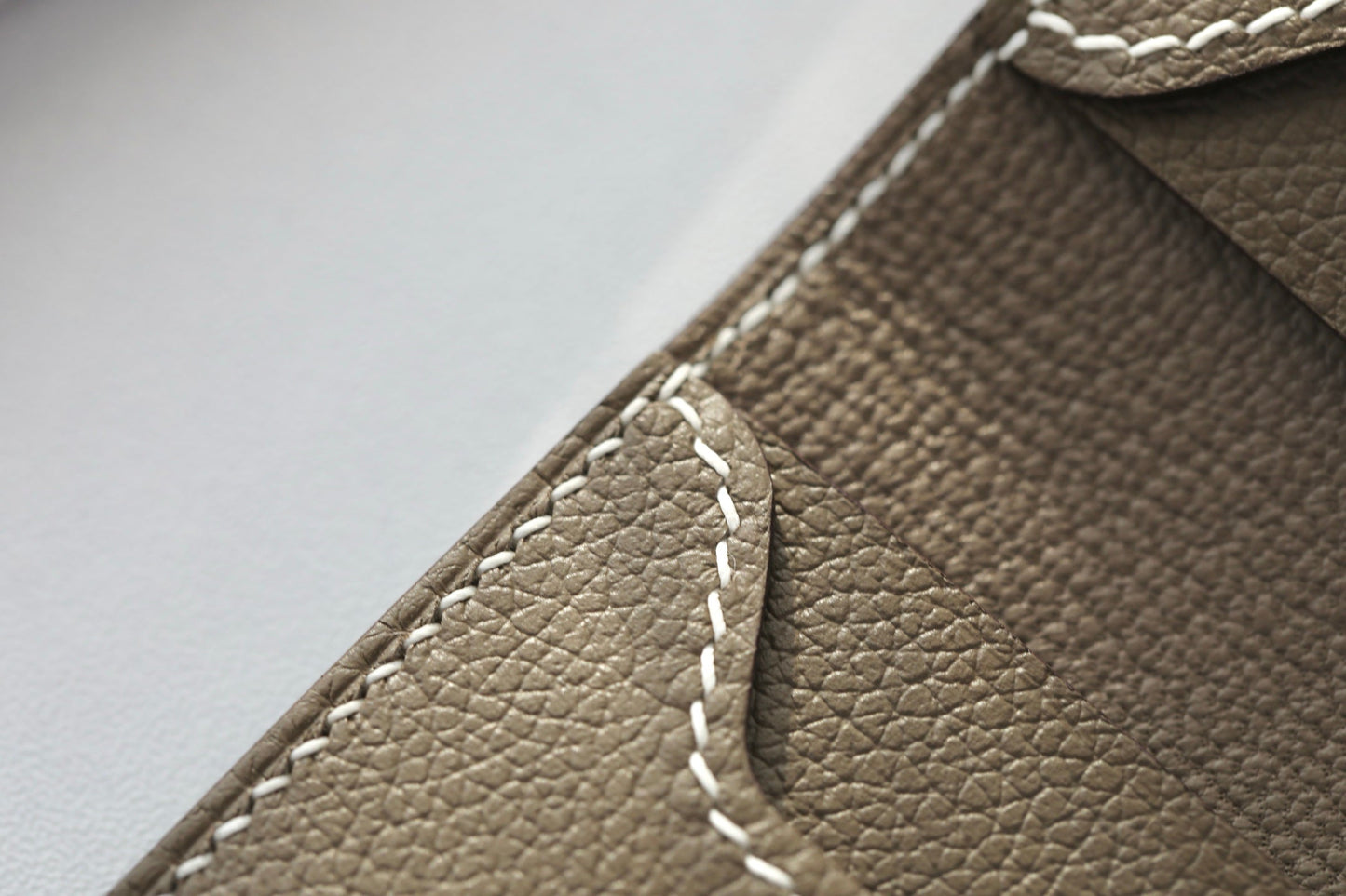 HM R.M.SCard Holder Taupe Togo Leather 284485