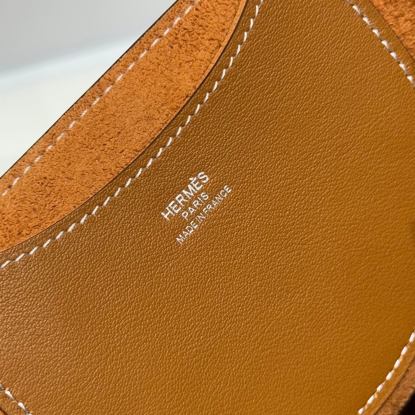 HM In-The-Loop 18cm Bag Tan Brown Taurillon Clemence Leather