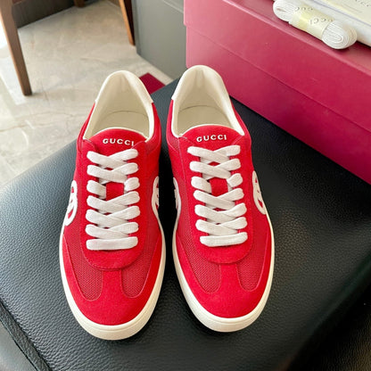 GG 26 Sneaker Red Suede Sheepskin 632808