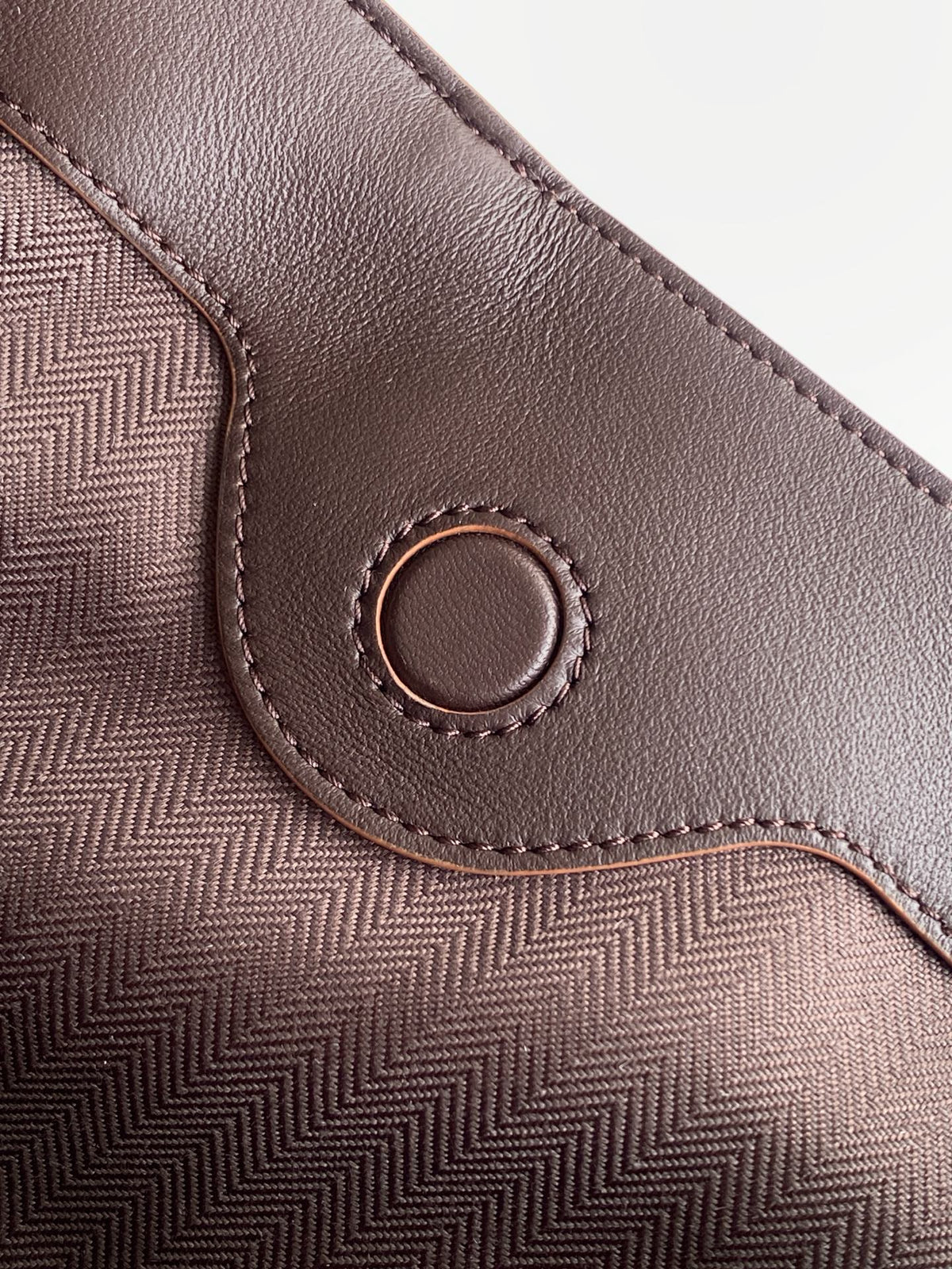 Loewe Draped Leather Tote Bag Chocolate Lambskin