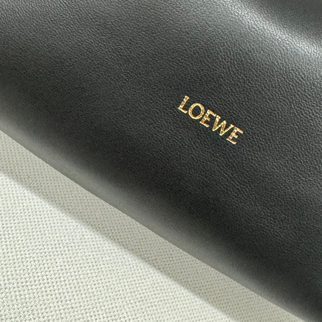 Loewe Flamenco Purse 30 Black Lambskin Ghw