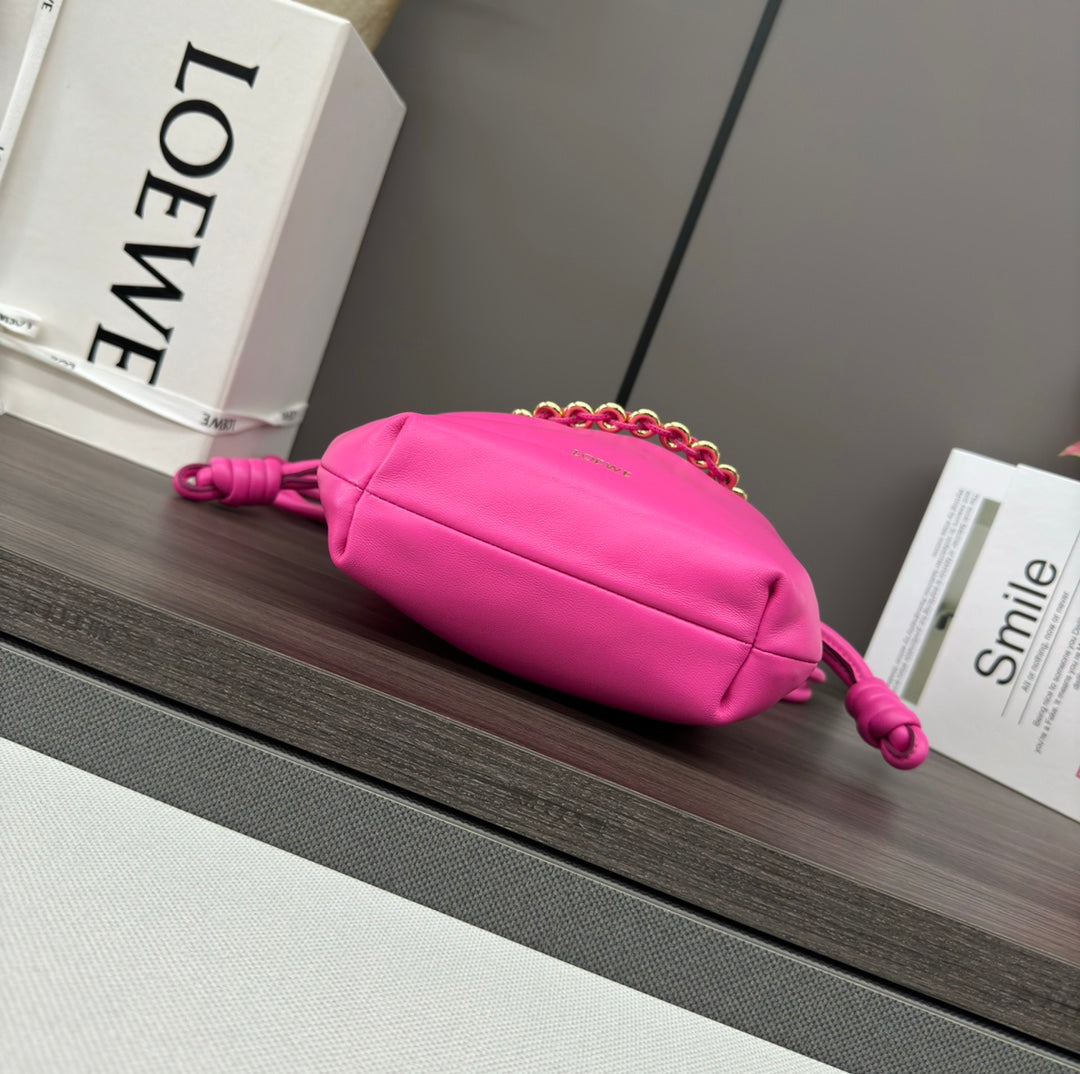 Loewe Flamenco Purse 23 Pink Lambskin Ghw