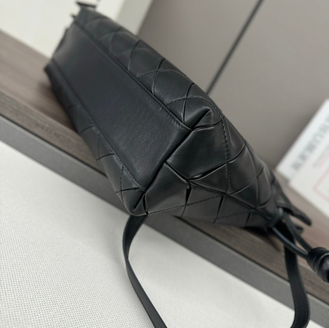 Loewe Flamenco Lucky Bag Clutch Black Lambskin