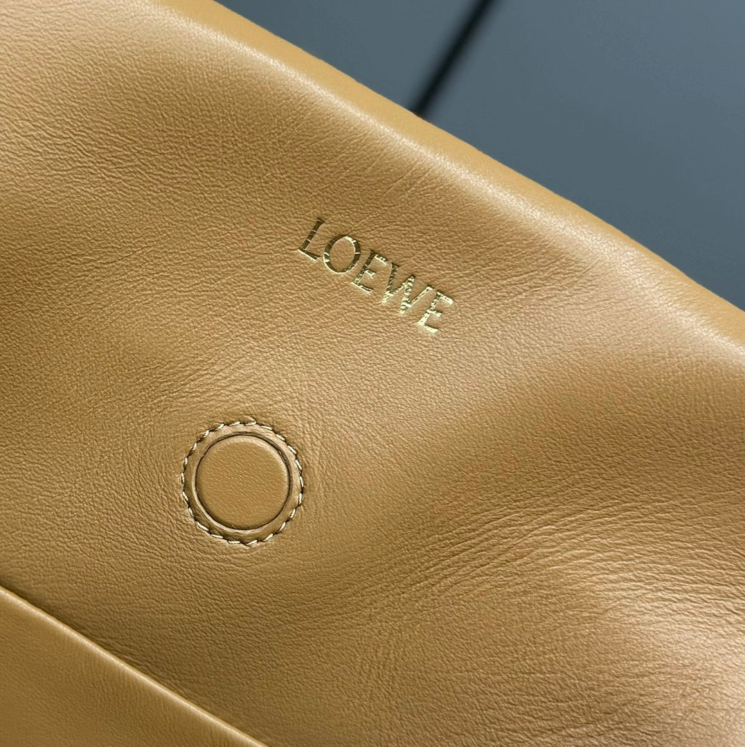 Loewe Flamenco Lucky Bag Clutch Brown Lambskin