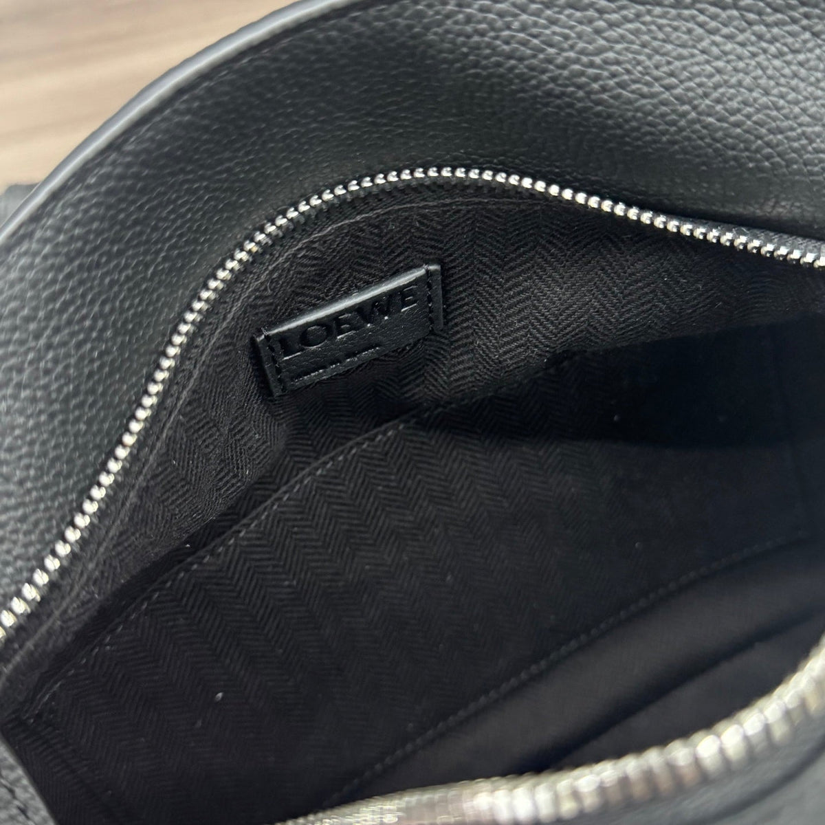 Loewe Puzzle Waist Bag 24 Black Cowhide