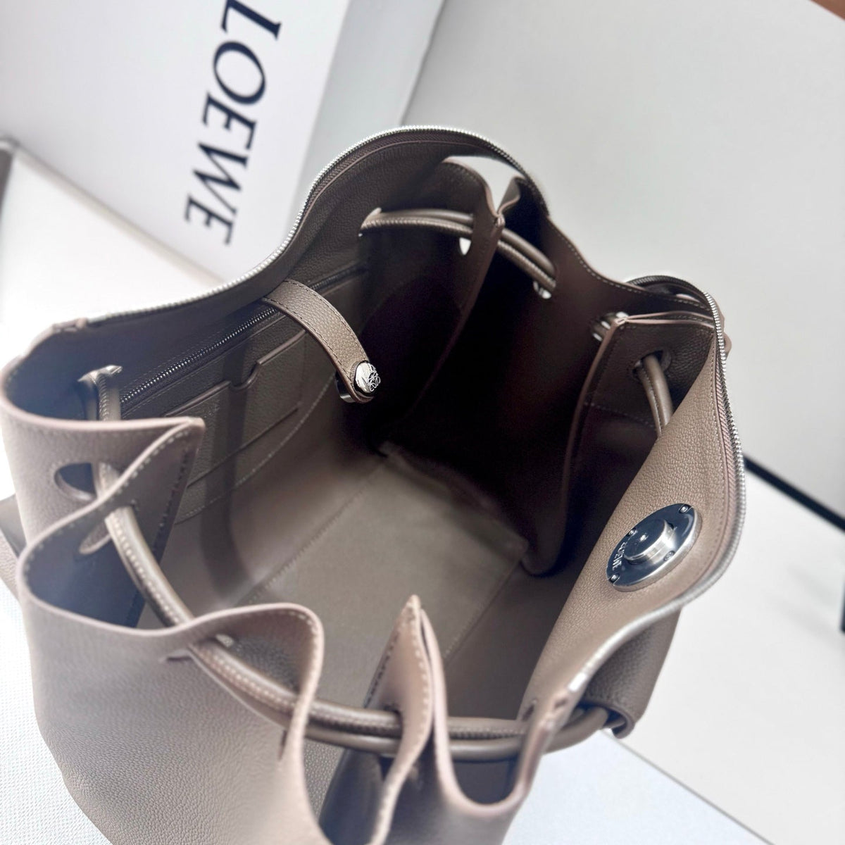 Loewe Madrid Bag 33cm Taupe Cowhide