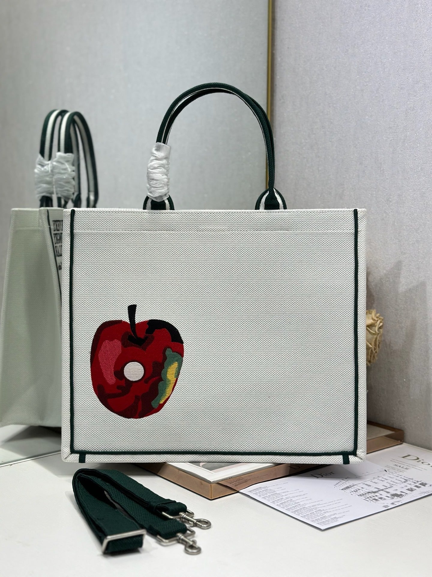 Dior 2026 "The Very Hungry Caterpillar" Book Tote Bag Canvas 289518