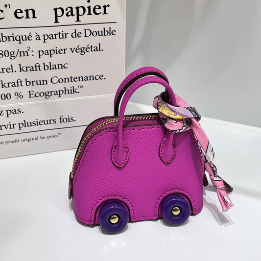 Hermès Bolide On Wheels Charm in Leather
