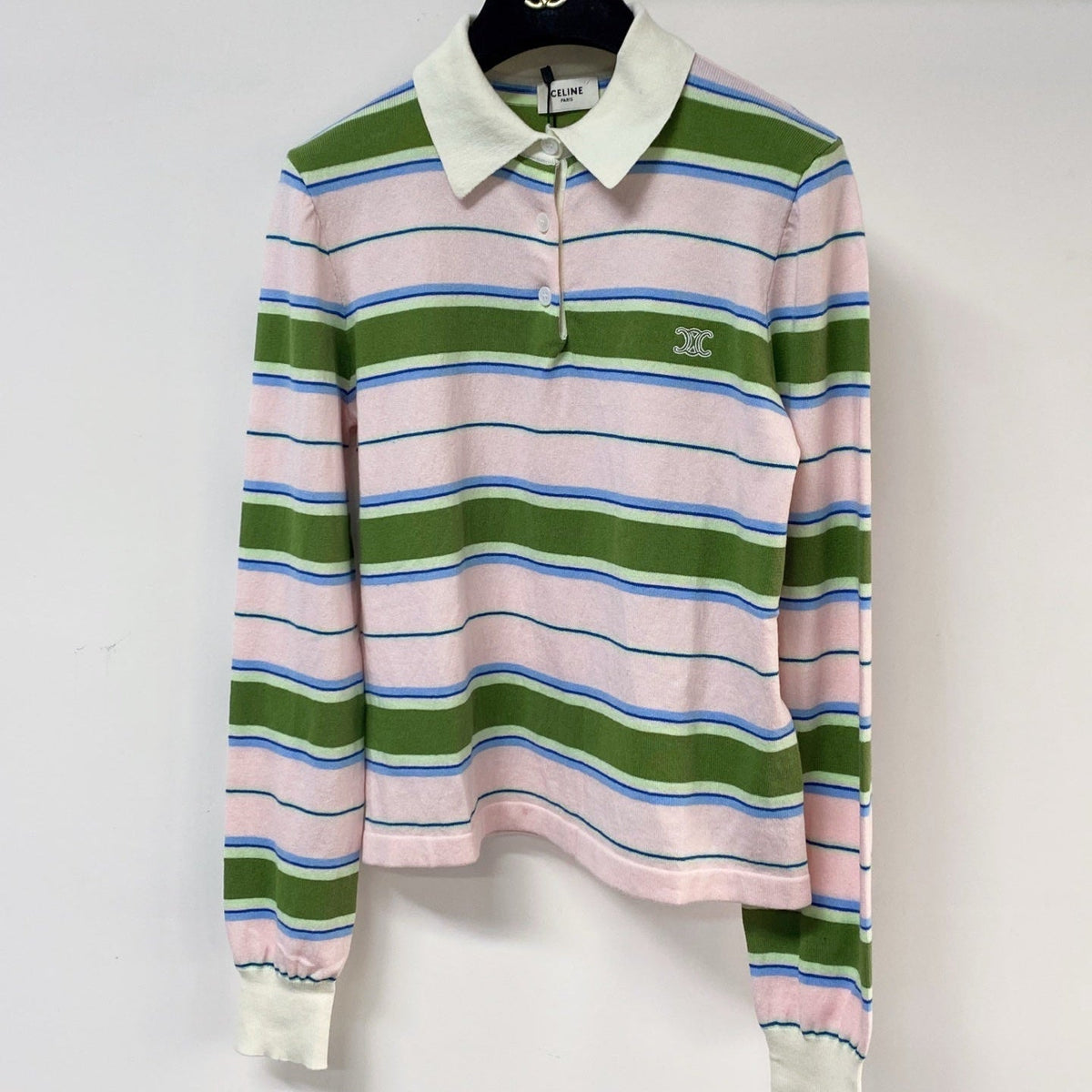 Celine 26s Long Sleeve Collared Shirt 184