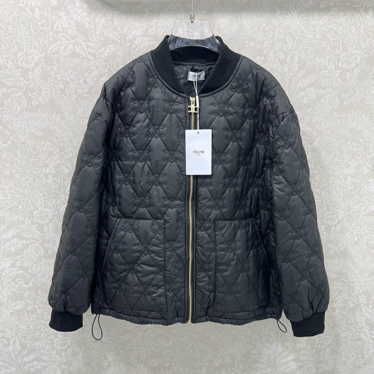 Celine 25 Jacket Black Polyester 302872