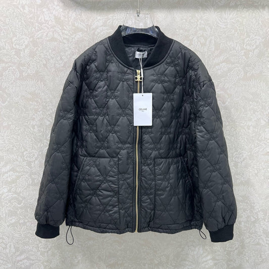 Celine 25 Jacket Black Polyester 302872