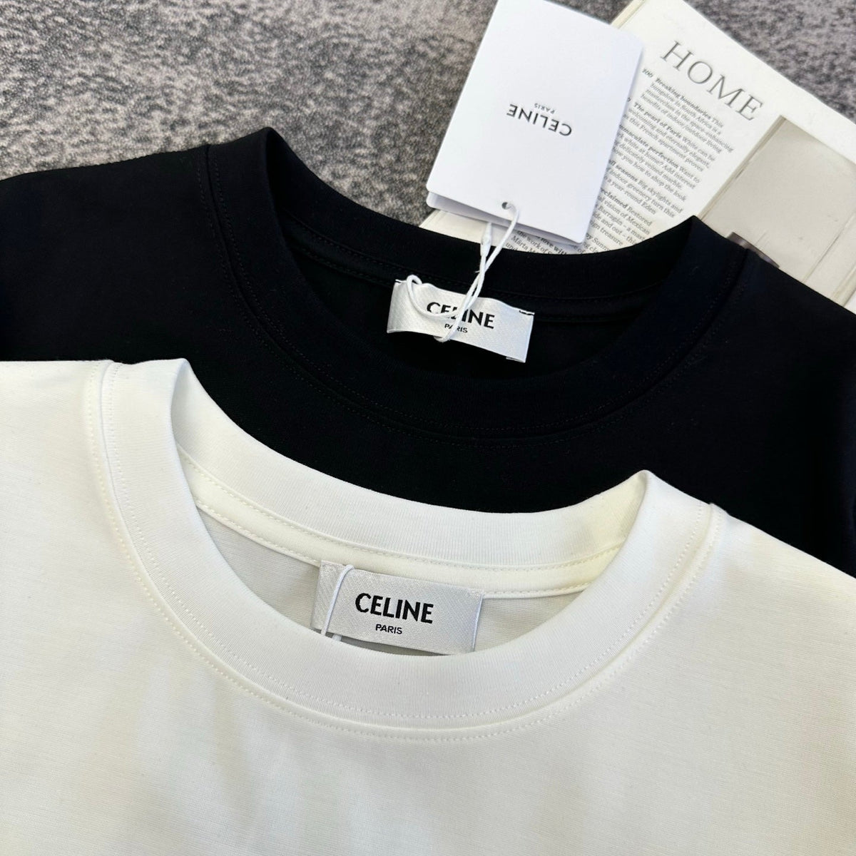Celine Short-Sleeve T-Shirt Cotton 369971