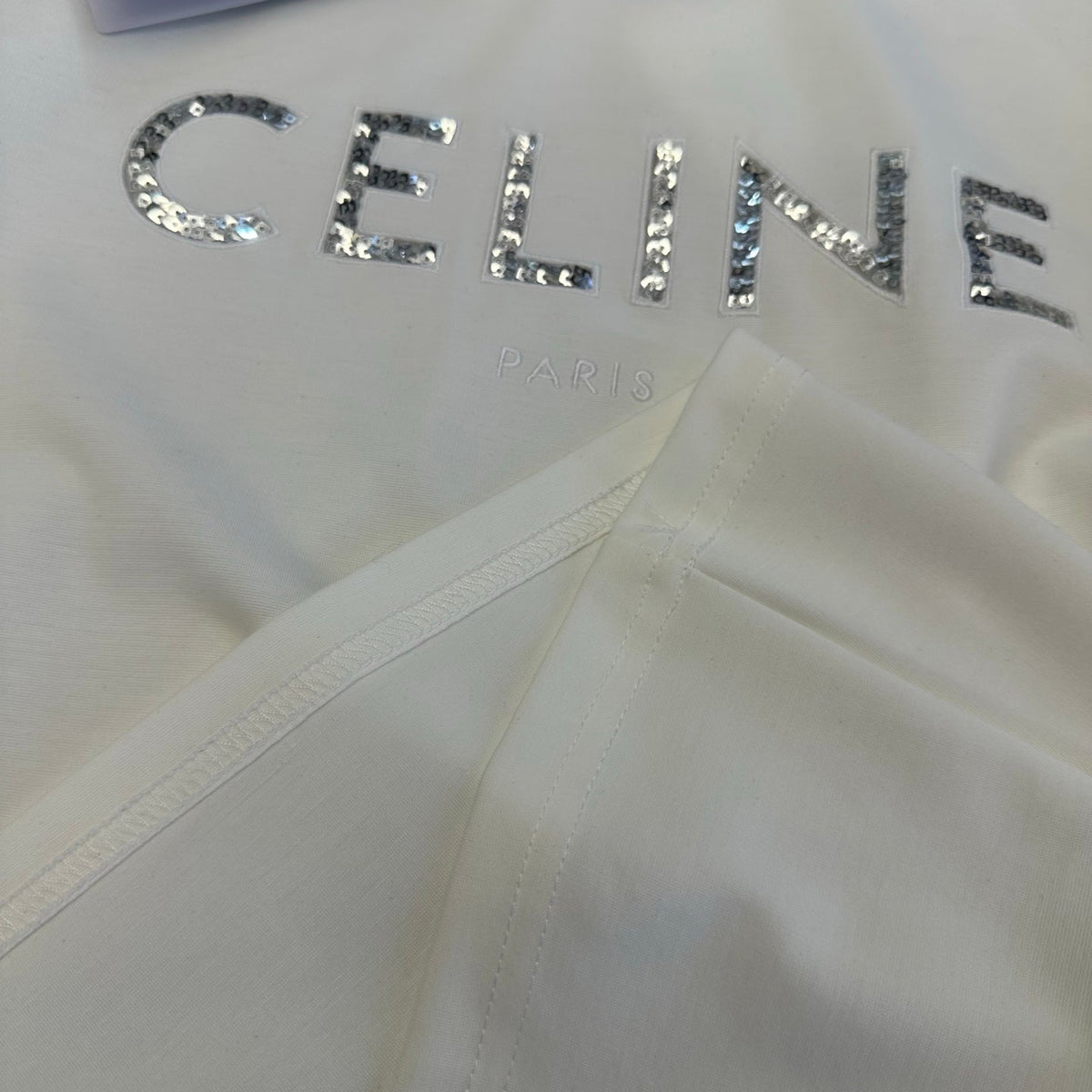 Celine Short-Sleeve T-Shirt Cotton 369971