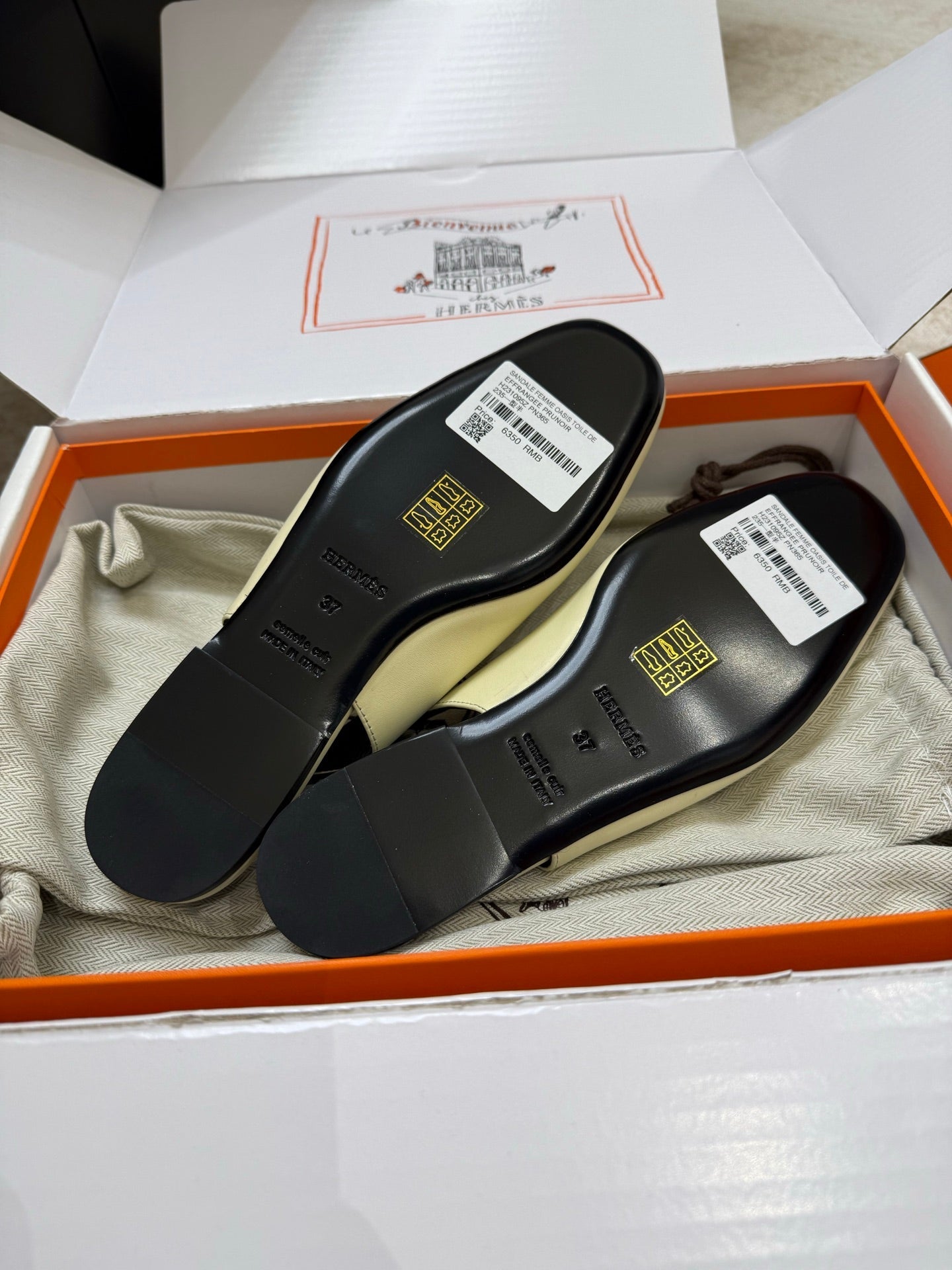 HM Mila Slingback Light Taupe Sheepskin 621382