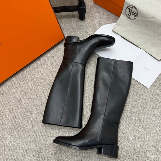 HM Lasso 40 Boot Black Cowhide 523211