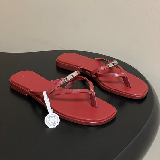 HM Miss Sandal Burgundy Calfskin 593791
