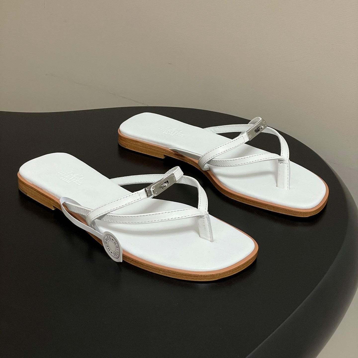 HM Miss Sandal White Calfskin 593794