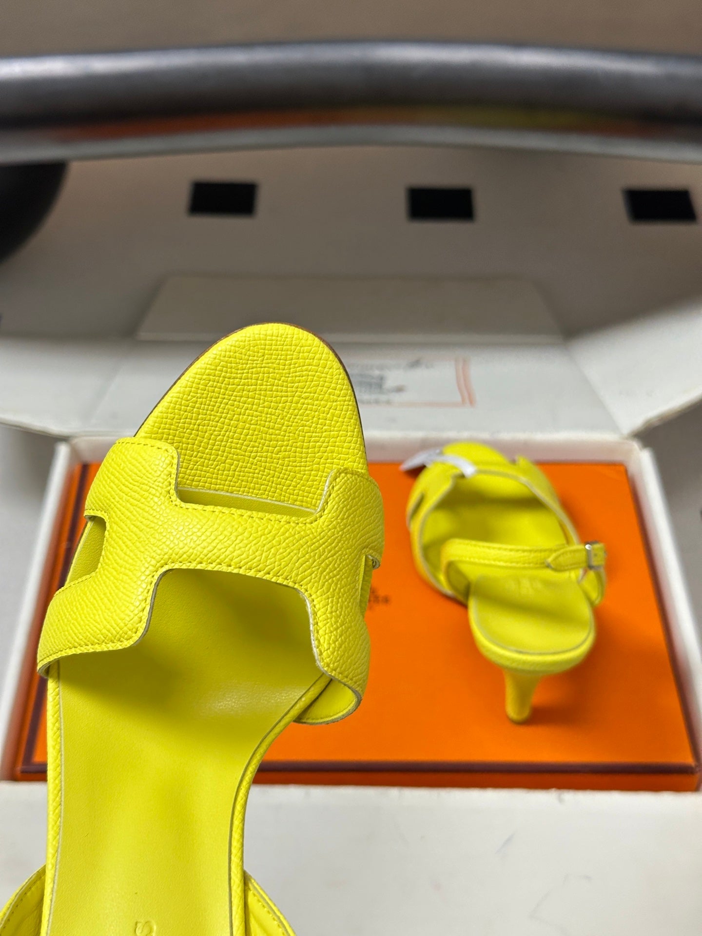 HM Holy Sandal Bright Yellow Cowhide 834999
