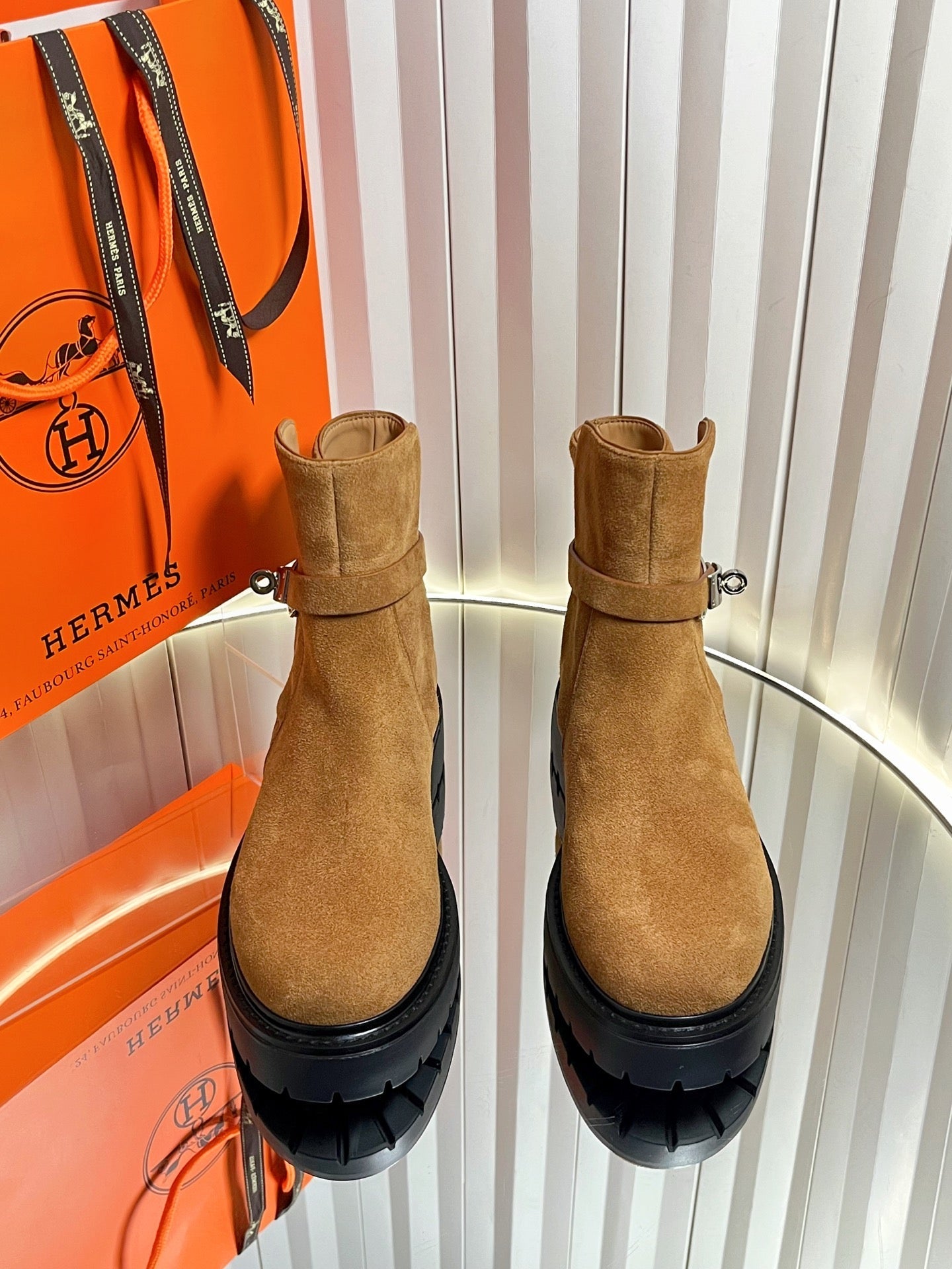 HM Jeff Ankle Boot Brown Suede 616100