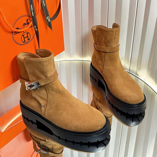 HM Jeff Ankle Boot Brown Suede 616100