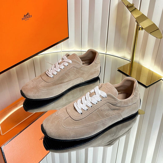 HM May Derby Shoes Taupe Suede 616149