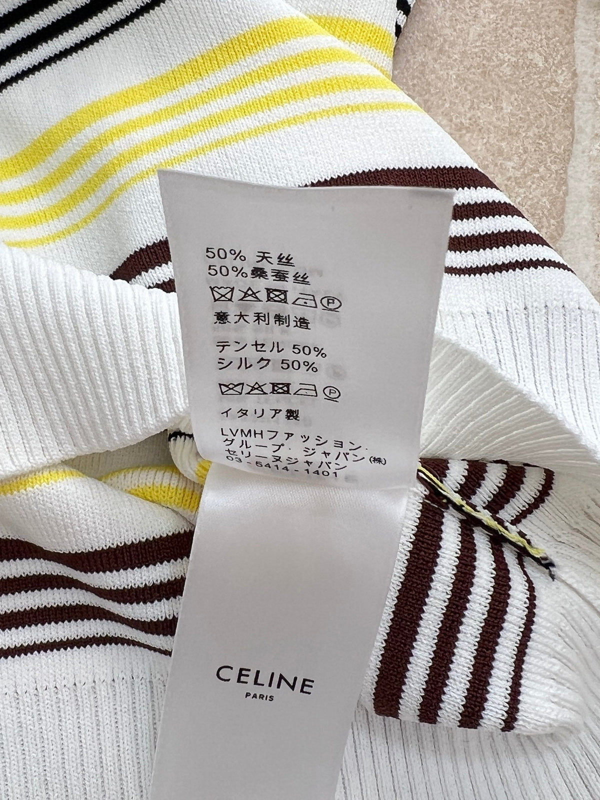 Celine 26s Knit Polo Shirt 361
