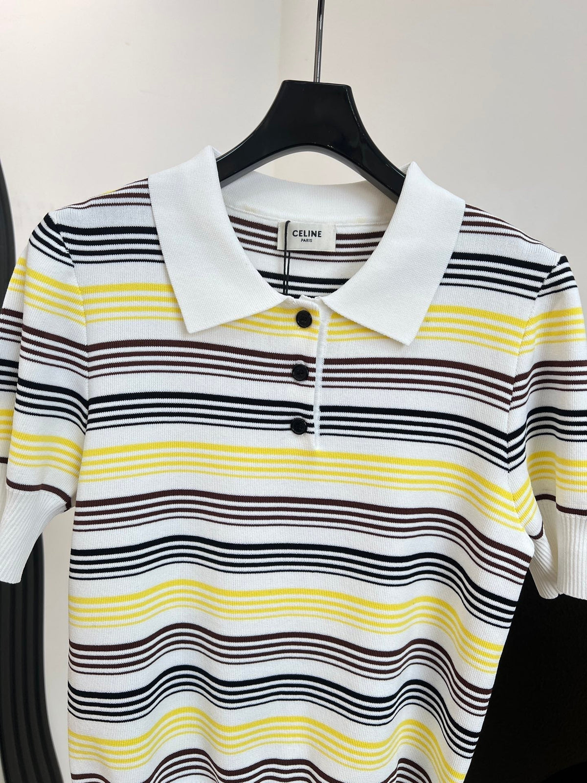 Celine 26s Knit Polo Shirt 361