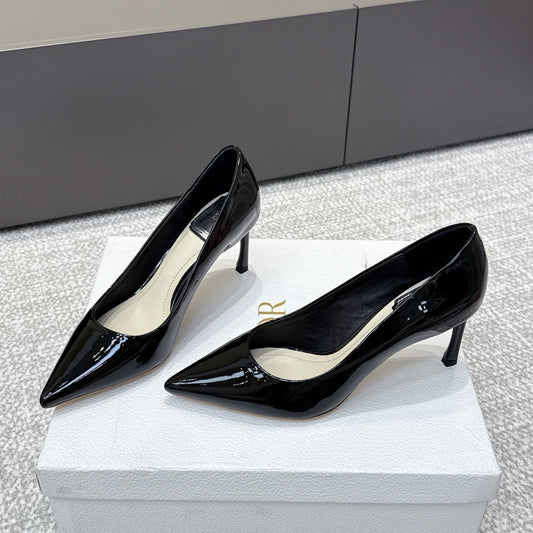 CD 26s High Heels Pump 85 Black Patent Leather 661472