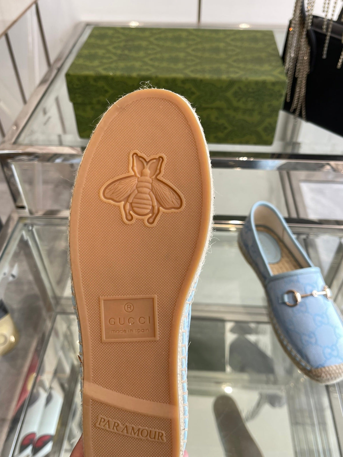 GC 2025 Espadrille With Horsebit Light Blue Canvas 292316