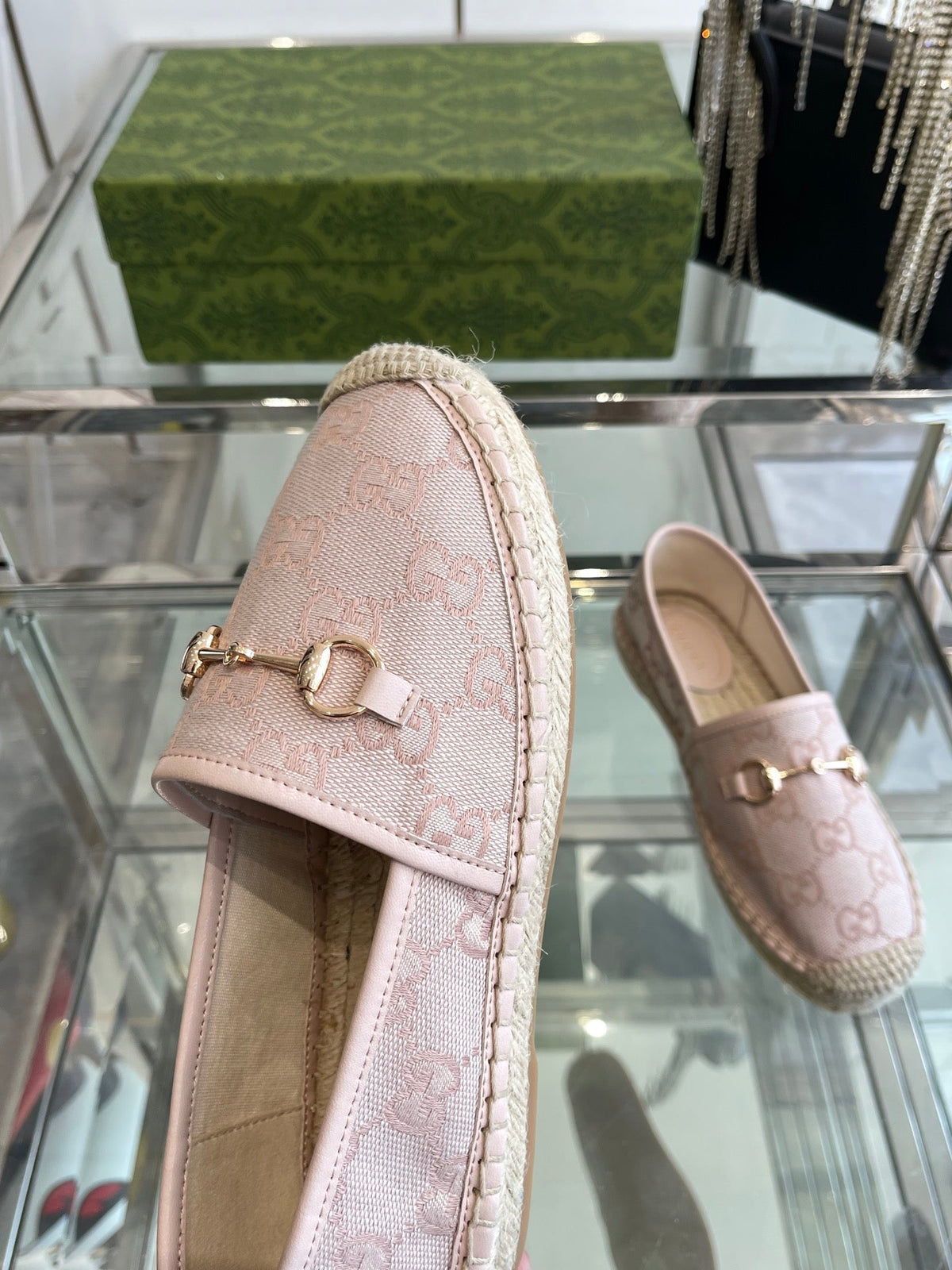 GC 2025 Espadrille With Horsebit Light Pink Canvas 292318
