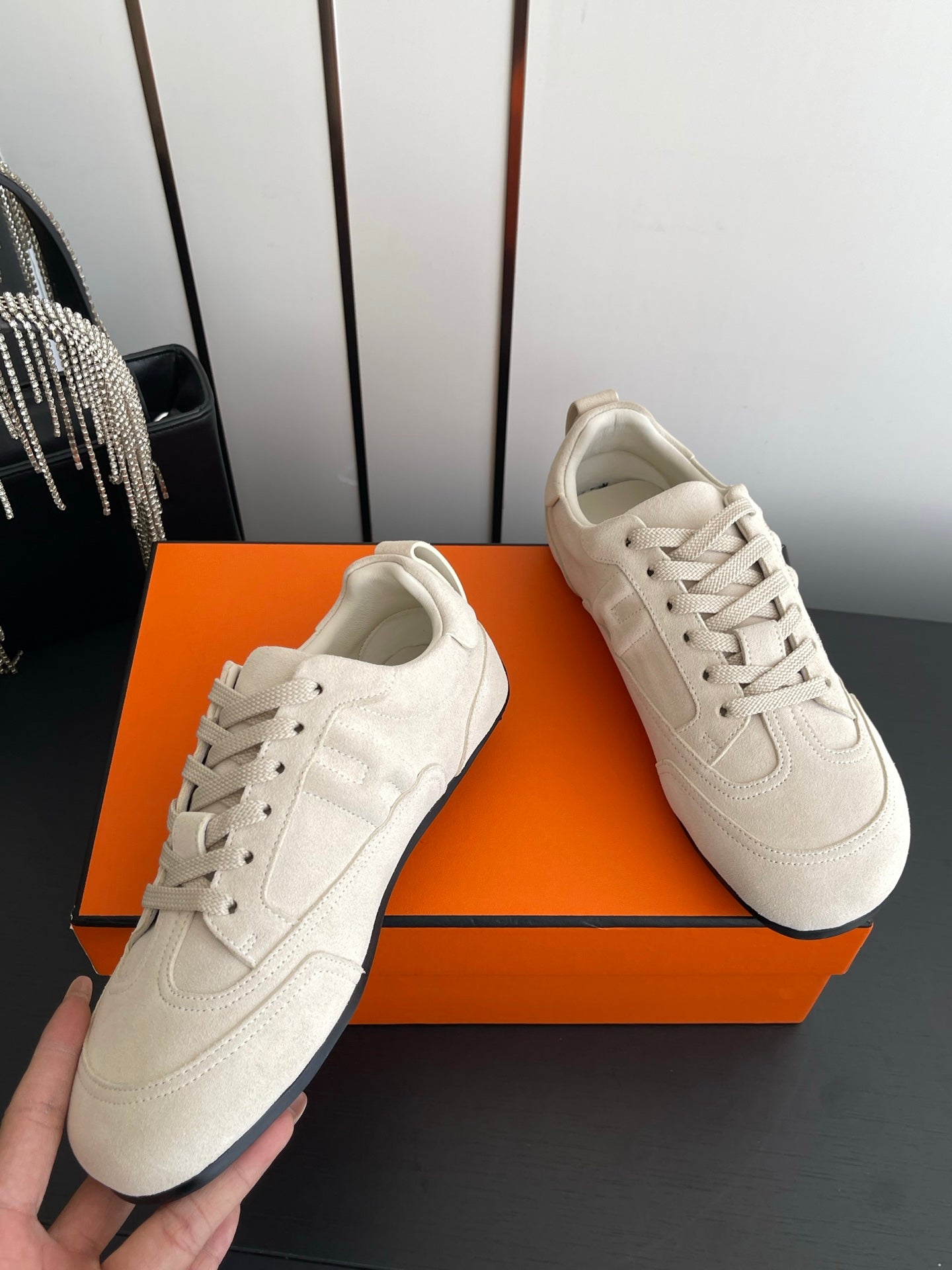 HM May Derby Shoes Khahi Suede 740000