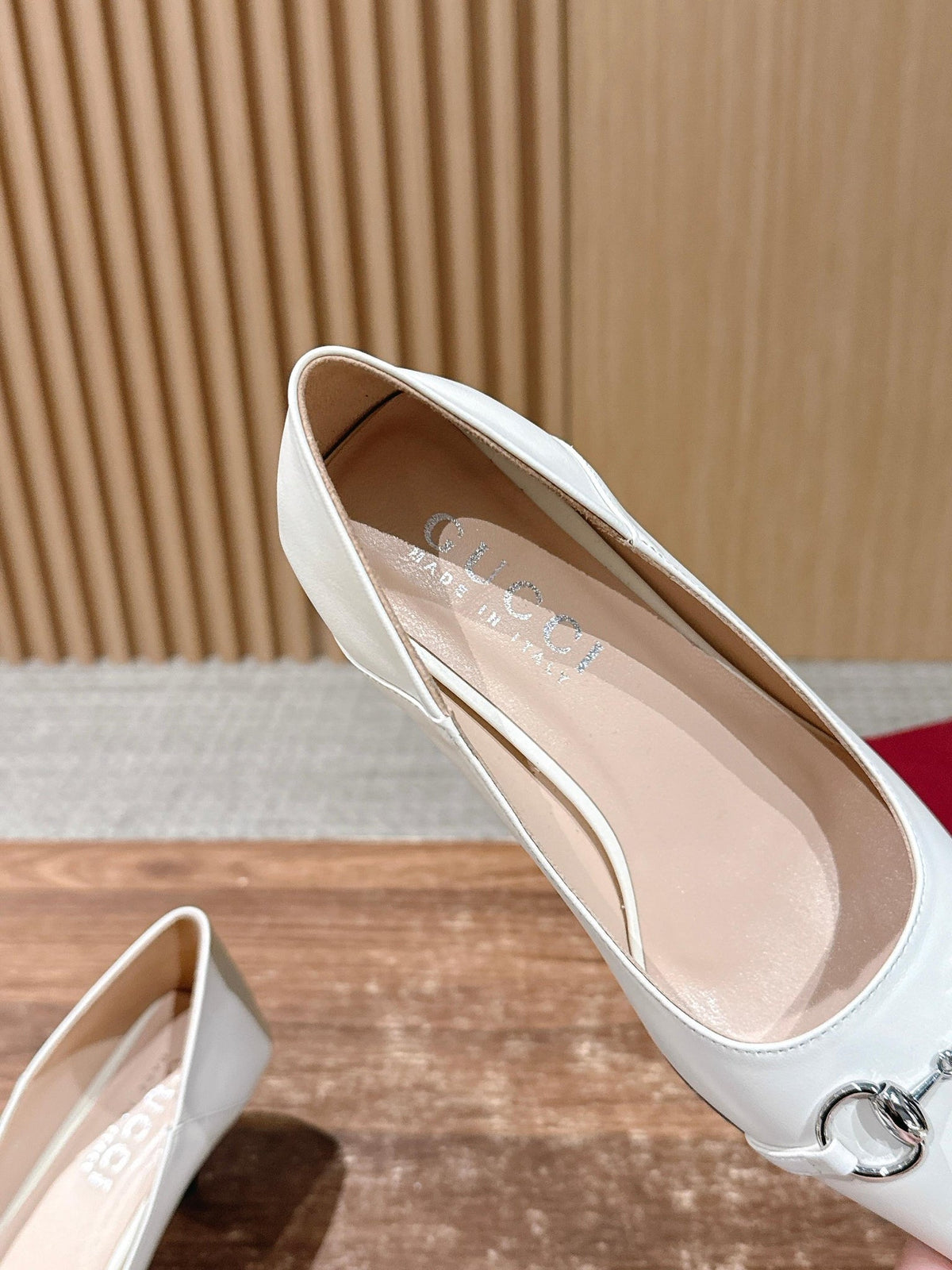 GG 26S Vittoria Pumps 6cm White Lambskin
