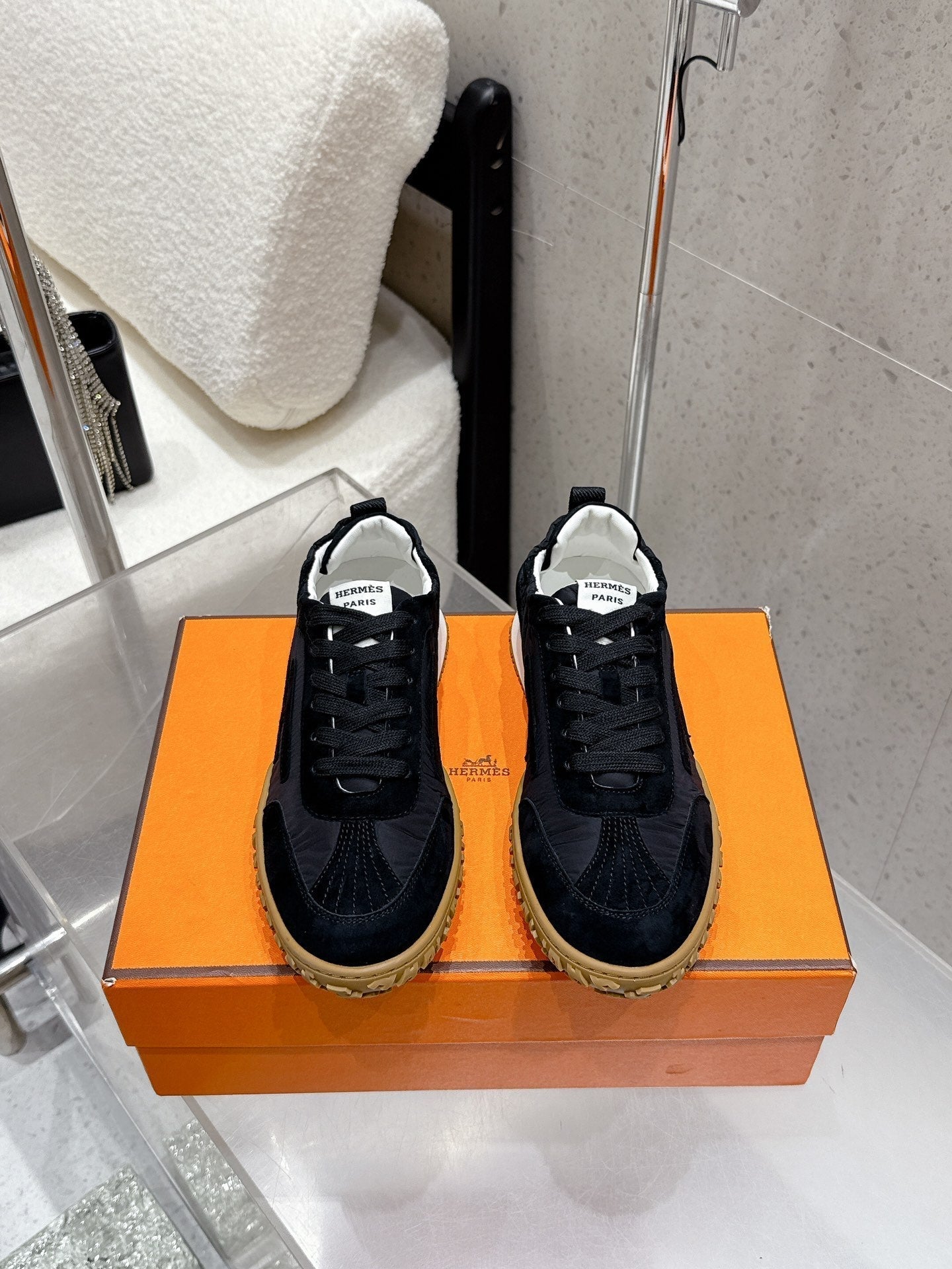 HM Jet Sneaker Black Suede 554152