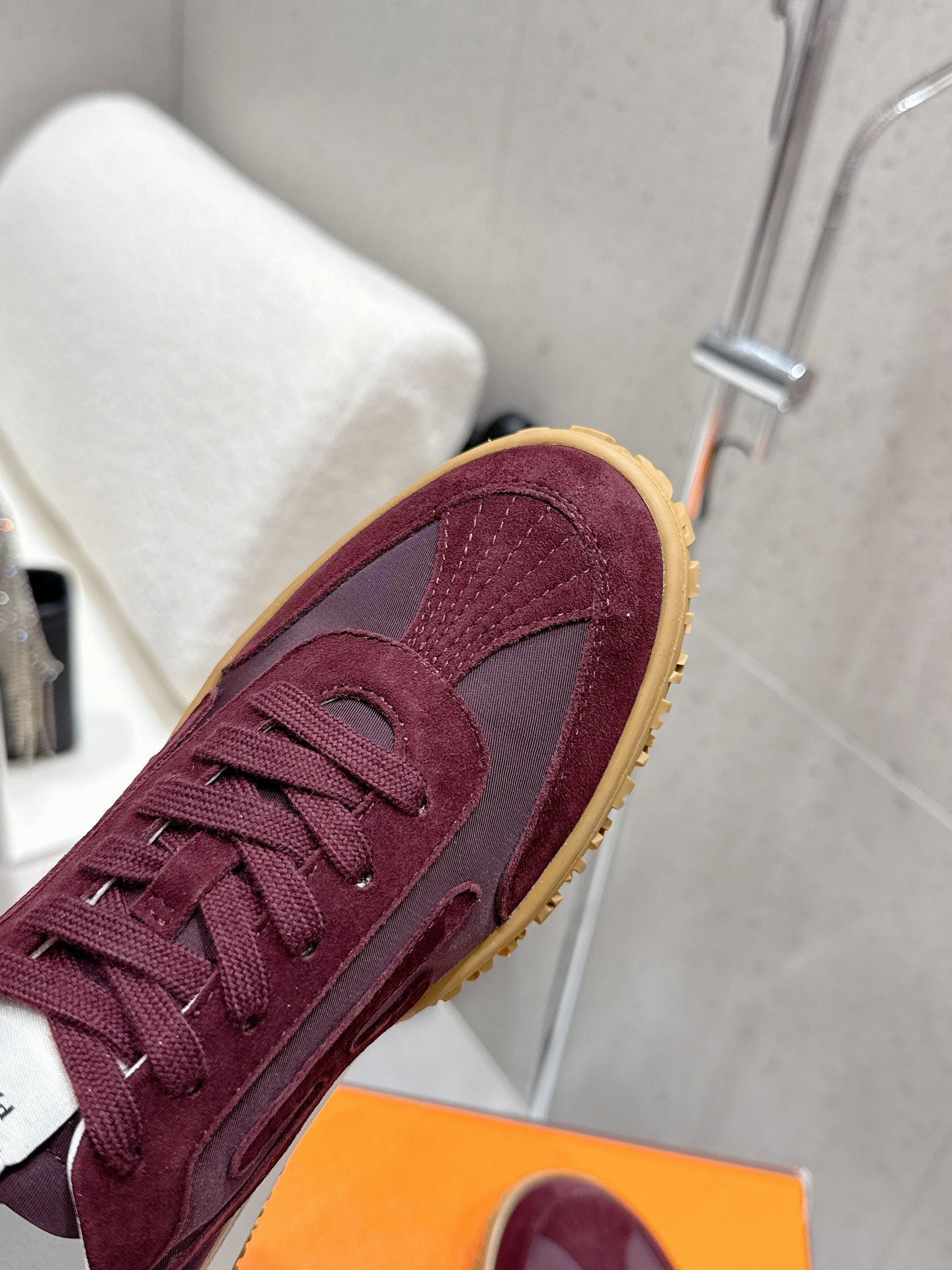 HM Jet Sneaker Burgundy Suede 554155