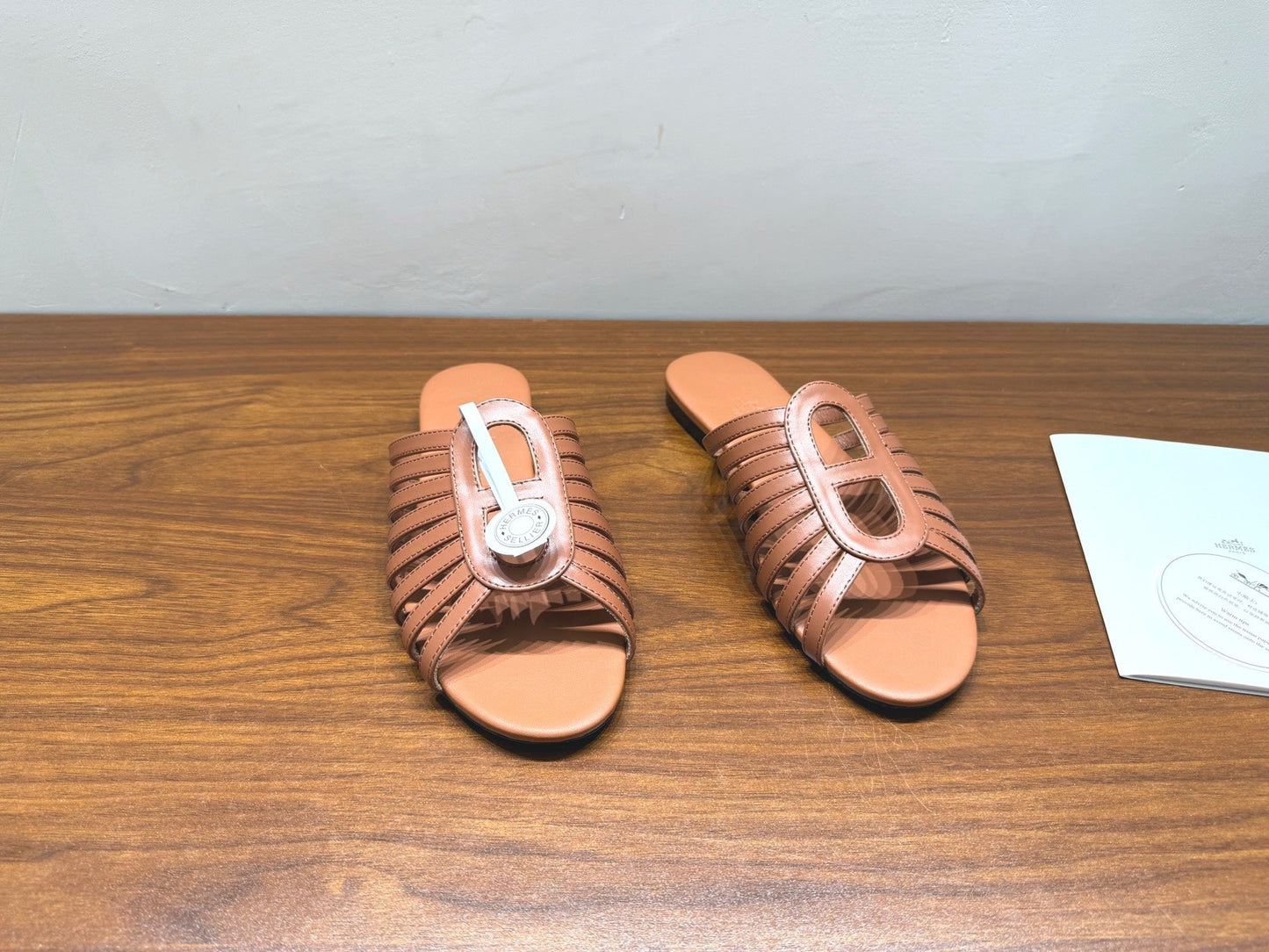 HM Noria Sandals Tan Leather 849473