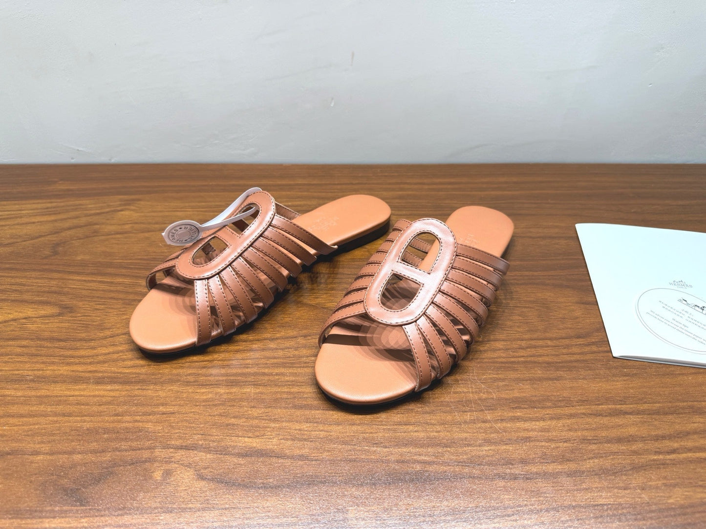 HM Noria Sandals Tan Leather 849473