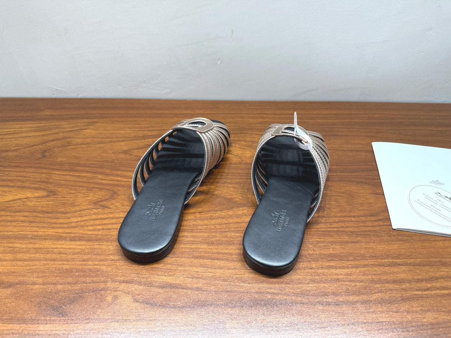 HM Noria Sandals Sliver Leather 849474