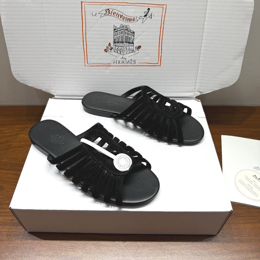 HM Noria Sandals Black Suede 849477