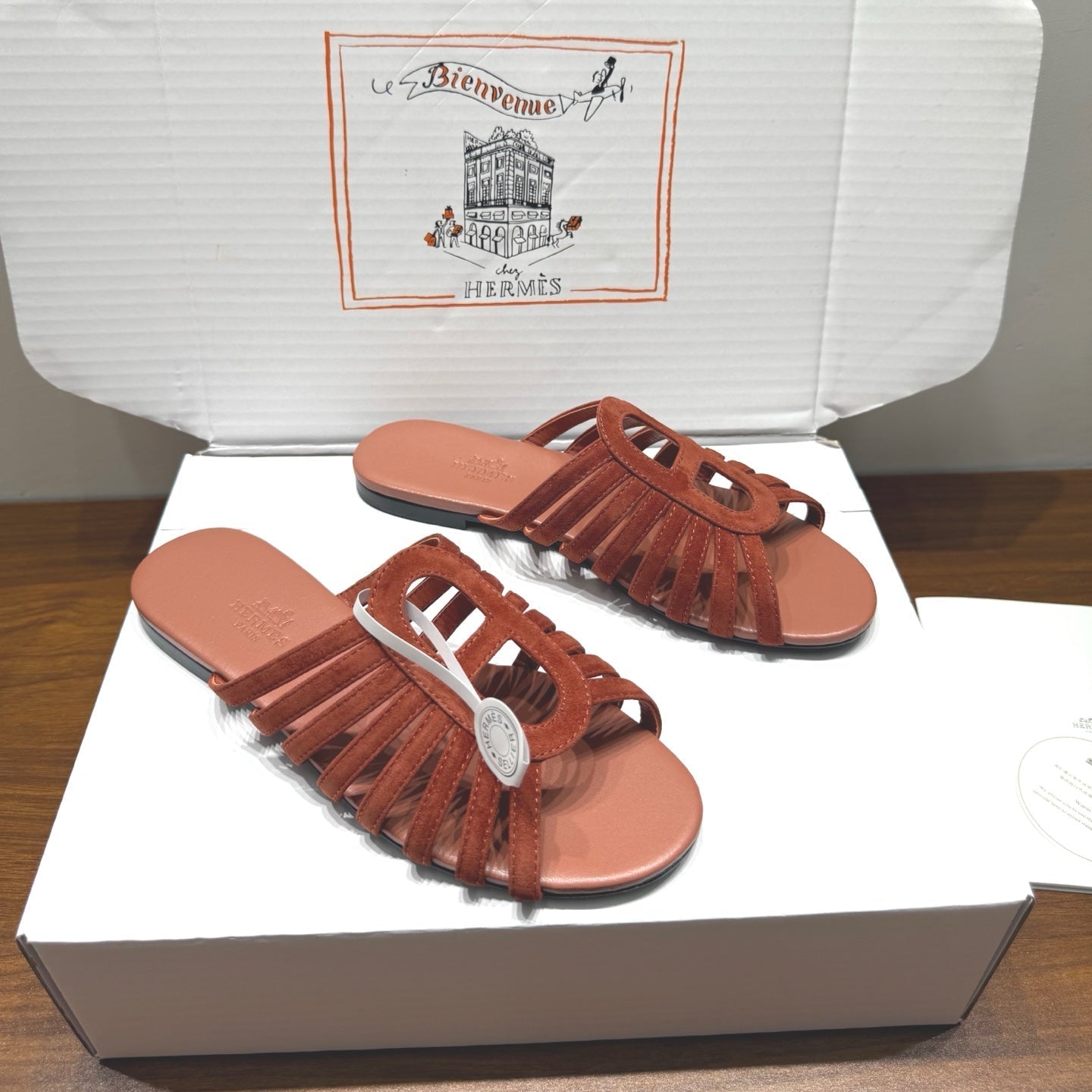 HM Noria Sandals Tan Suede 849478