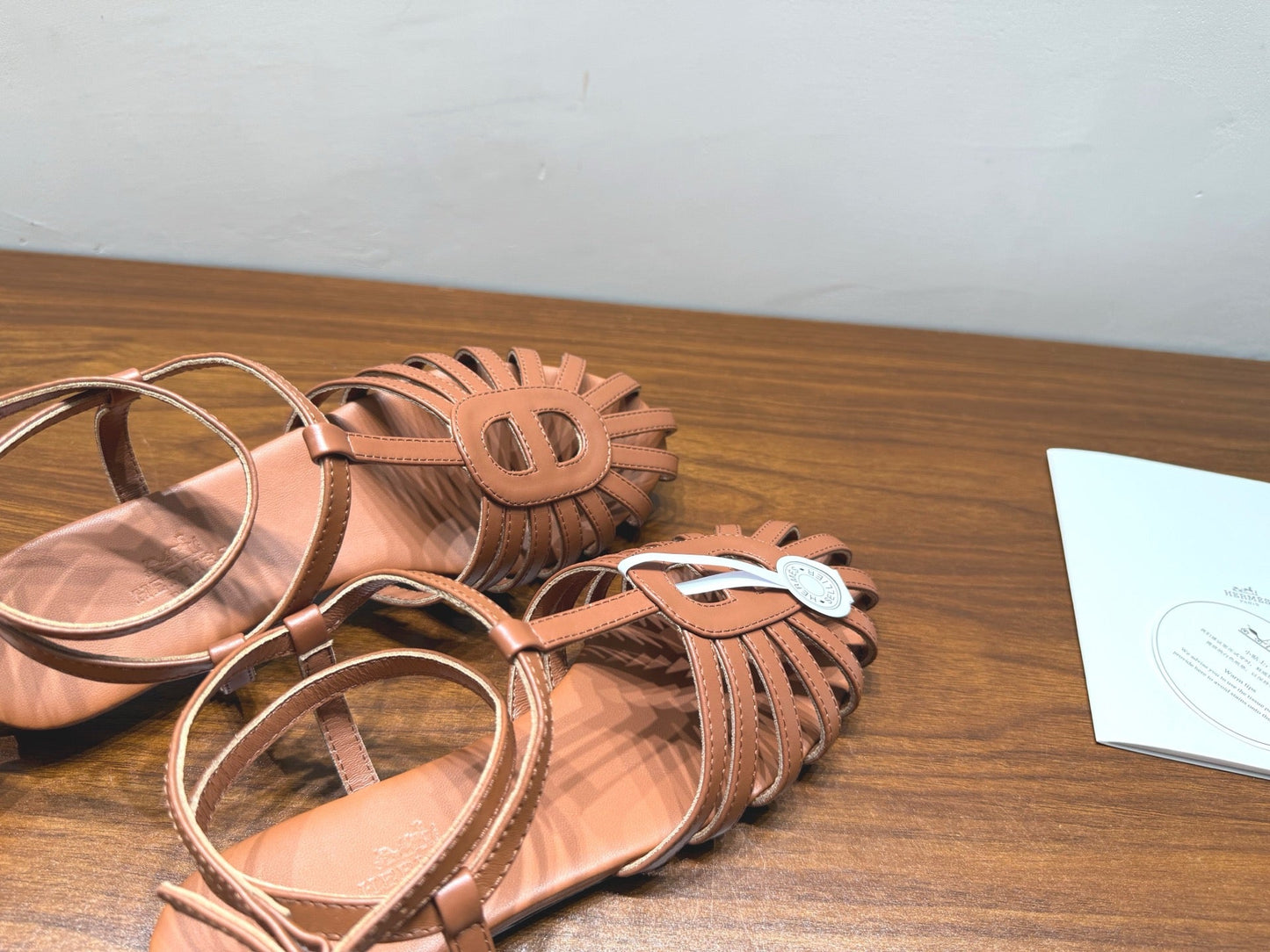 HM Nour Sandals Tan Leather 849484